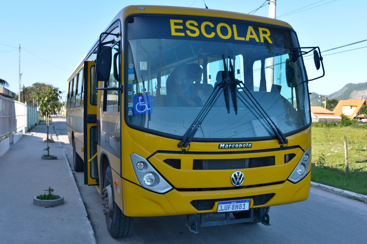 Cinco Novos Nibus Refor Am O Transporte Escolar Gratuito Em Maric