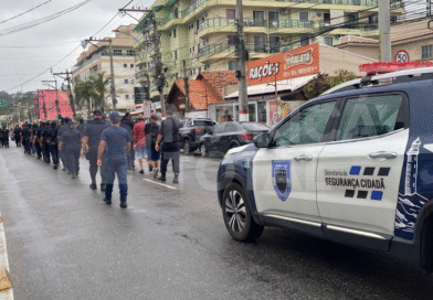 Maricá se despede de Moretti, ex-comandante da Guarda Municipal, em cortejo emocionante