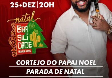 Dudu Nobre leva samba e clima natalino à Orla de Araçatiba neste dia 25/12