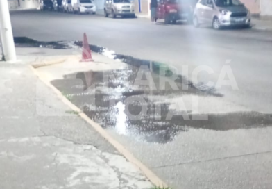 Após denúncia de falta d’água, Hospital Conde Modesto registra vazamento e desperdício