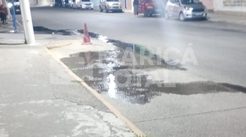 Após denúncia de falta d’água, Hospital Conde Modesto registra vazamento e desperdício