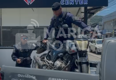 Moto roubada é recuperada após alerta do sistema de monitoramento em Inoã