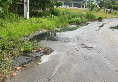 Moradores do Loteamento São Francisco denunciam vazamento de esgoto e mau cheiro em via pública