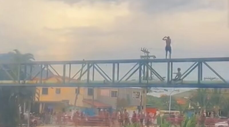 Salto perigoso na ponte de Ponta Negra preocupa moradores e autoridades
