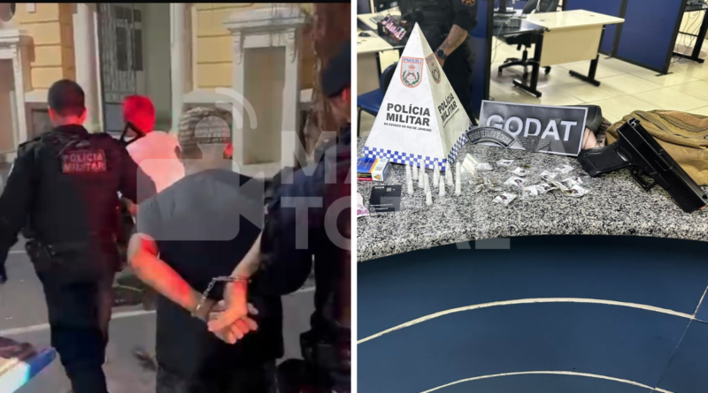 Suspeitos são detidos com arma e drogas durante dispersão do Carnaval