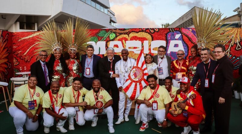 União de Maricá leva samba para maior feira imobiliária do mundo em Cannes