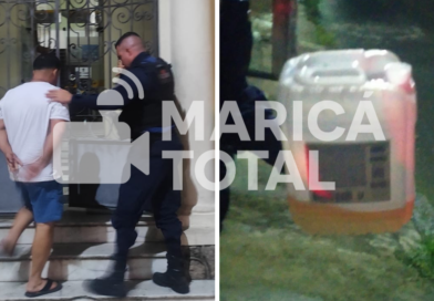 Homem é preso após ameaçar incendiar casa com esposa dentro em Maricá