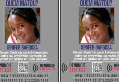 Disque Denúncia divulga cartaz e pede informações sobre morte de jovem com autismo em São Gonçalo