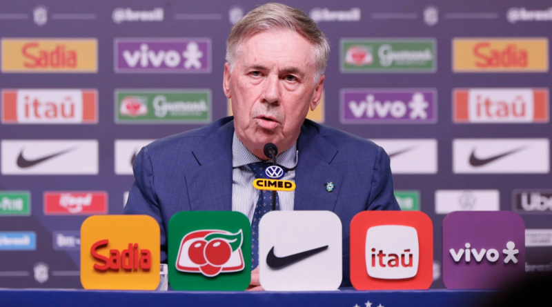Ancelotti convoca Seleção Brasileira para a Copa do Mundo de 2026