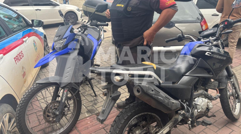 Policiais do PROEIS recuperam moto roubada e detêm suspeito após perseguição em Maricá