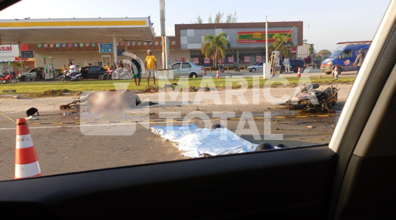 Motociclista morre após atingir cavalo solto na Rj-106 em São José