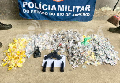 GAT prende dois suspeitos e apreende pistola, munições e drogas na Comunidade da Linha