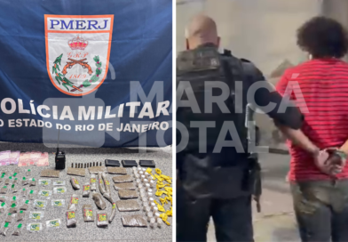 PATAMO prende foragido da Justiça e apreende drogas, munições e rádio transmissor em Araçatiba