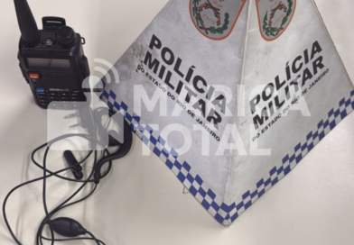 Adolescente é apreendido com rádio transmissor durante ação da PM em Itapeba
