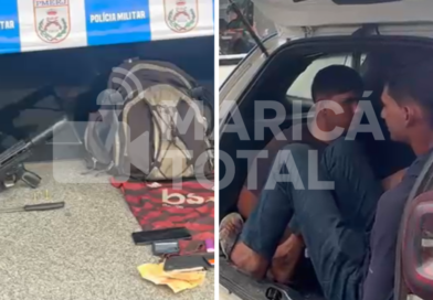 PM e Guarda Municipal prendem dupla suspeita de série de assaltos em Maricá