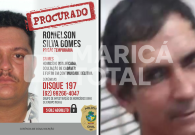 Foragido por homicídio e ocultação de cadáver em Goiás é preso em Cordeirinho