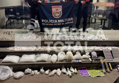 PATAMO prende homem e apreende grande quantidade de drogas durante operação no Risca Faca