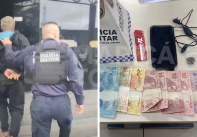 Homem é detido com material semelhante à maconha após denúncia de tráfico em Itaipuaçu
