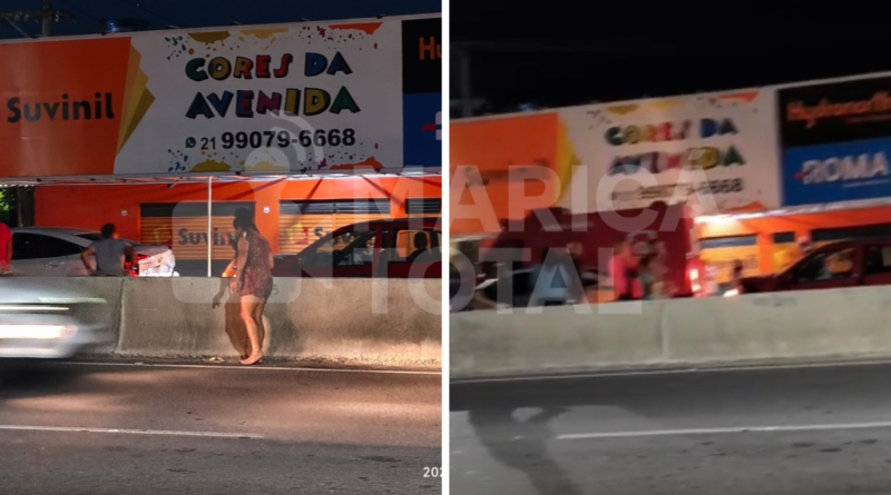 Mulher é atropelada e outro carro bate na traseira de veículo em São José