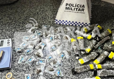 Homem é preso com drogas durante ação da PM no Flamengo