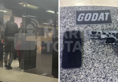 Guarda Municipal prende suspeito de roubo e recupera celular no Centro
