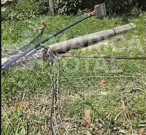 Morador denuncia fios caídos e possível risco de choque no Vale da Figueira