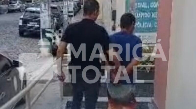 Homem é preso em flagrante após agredir companheira e tentar incendiar casa em Saquarema