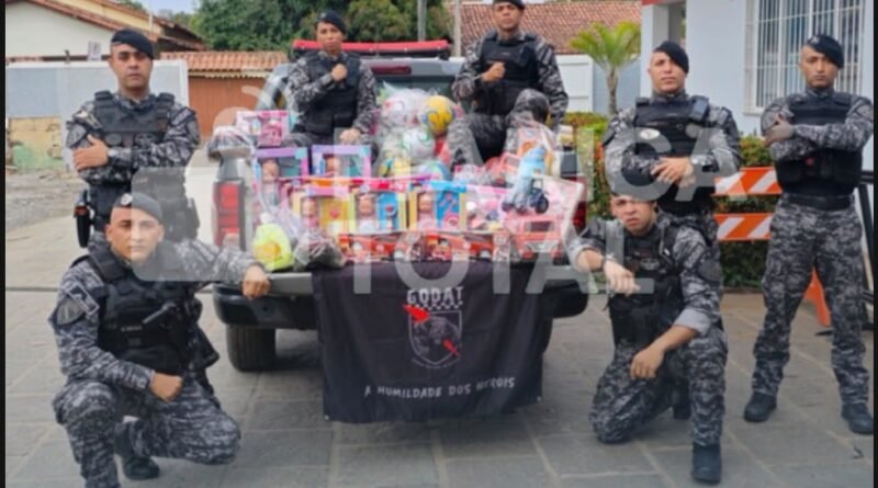 GODAT realiza distribuição de brinquedos para crianças em Maricá