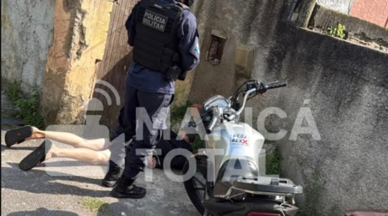 Homem é preso após perseguição policial de moto em Maricá