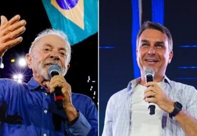 Lula e Flávio Bolsonaro avançam para o segundo turno na disputa para o segundo turno na disputa pela presidência da republica